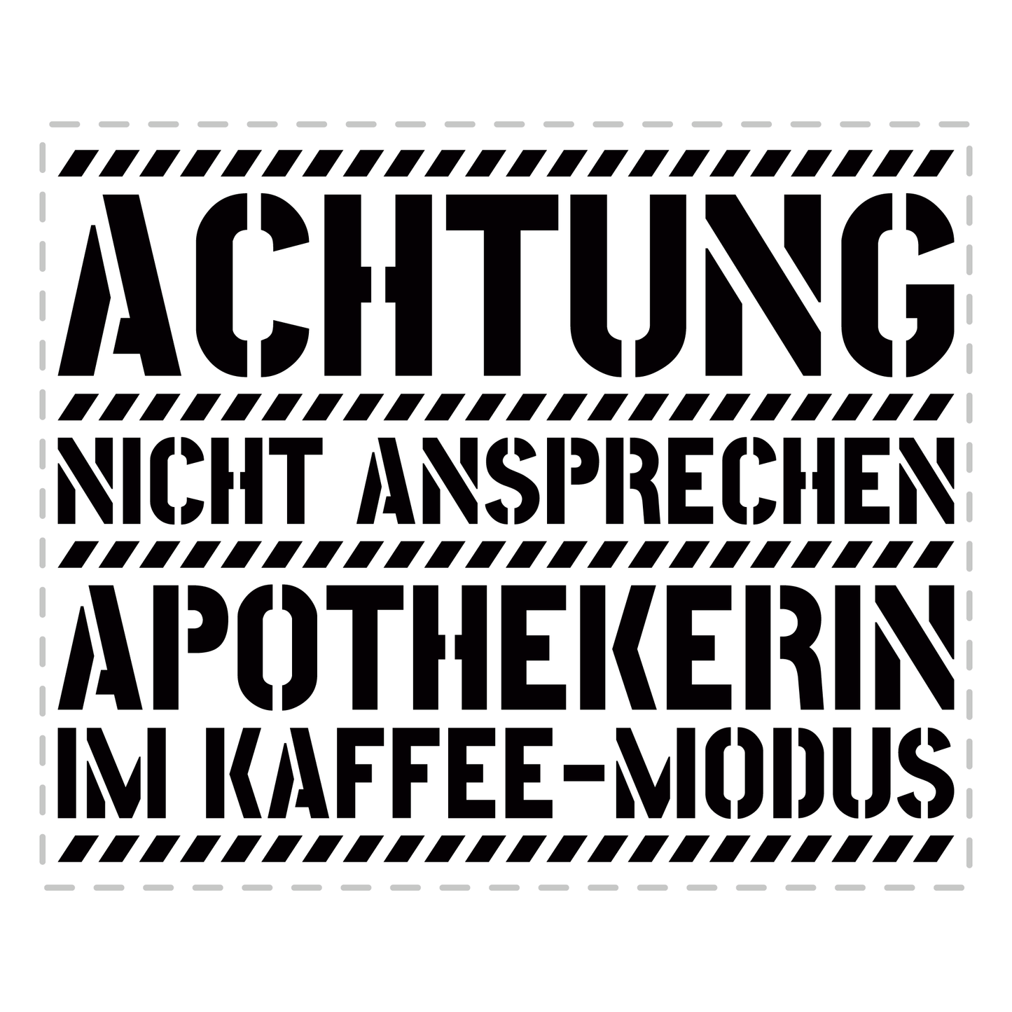 Apotheker Tasse - Apothekerin im Kaffee-Modus (Apotheke, Geschenk)