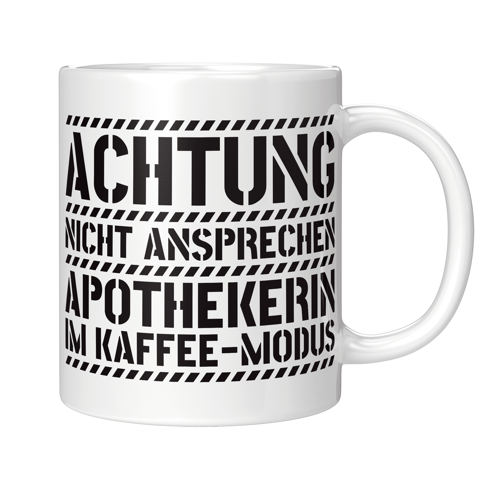 Apotheker Tasse - Apothekerin im Kaffee-Modus (Apotheke, Geschenk)