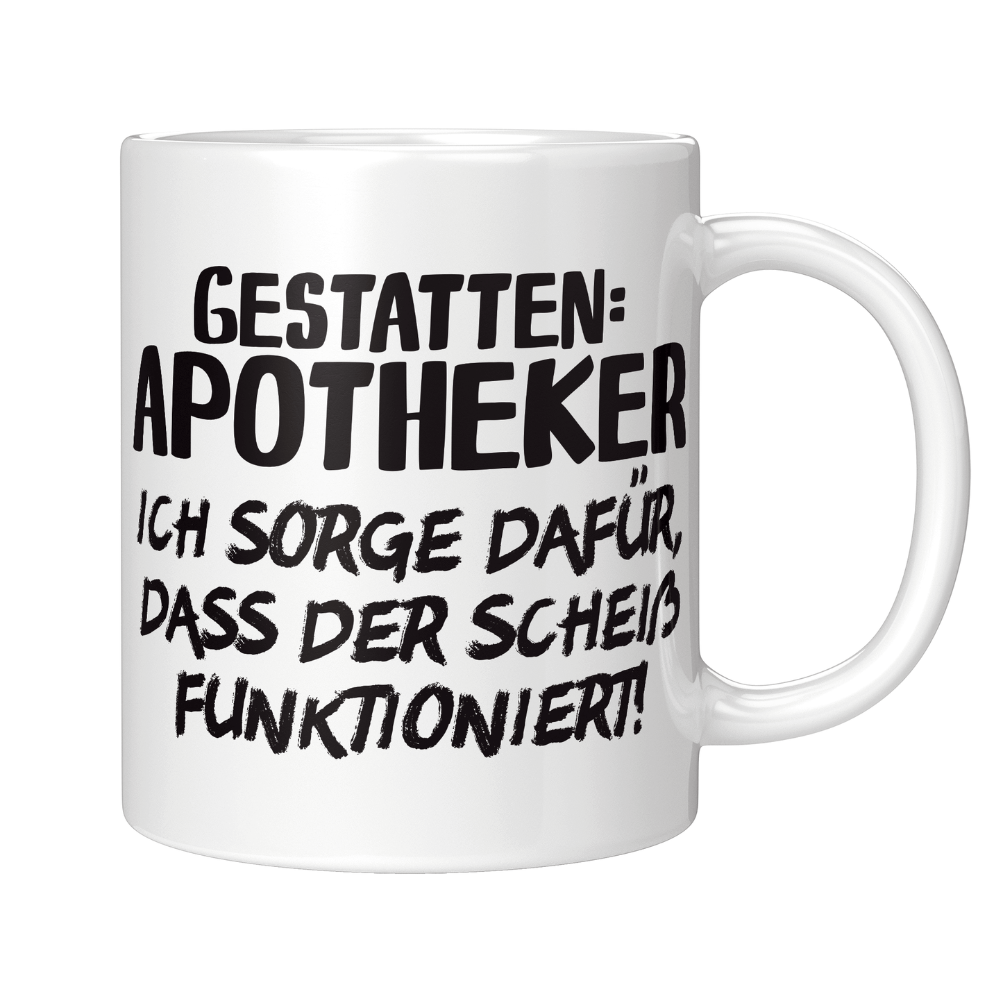 Apotheker Tasse - Gestatten: Apotheker (Apothekerin, Geschenk)