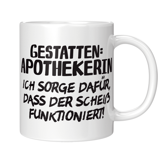 Apotheker Tasse - Gestatten: Apothekerin (Apotheke, Geschenk)