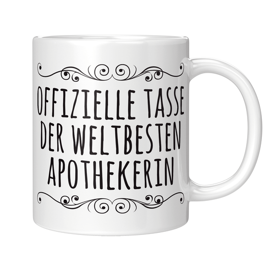 Apotheker Tasse - Weltbeste Apothekerin (Apotheke, Geschenk)