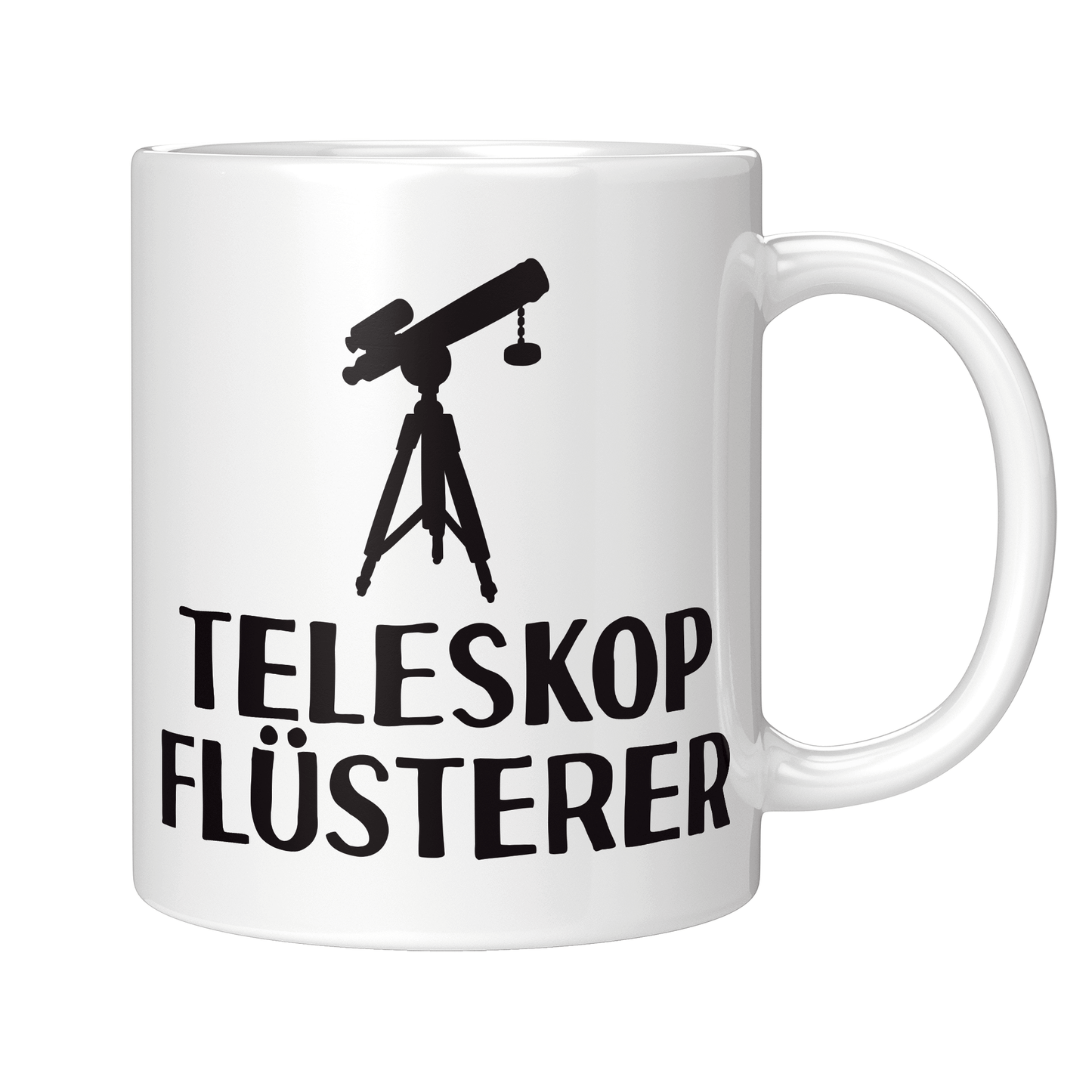 Astronomie Tasse - Teleskopflüsterer (Astronom, Astronomin, Geschenk)