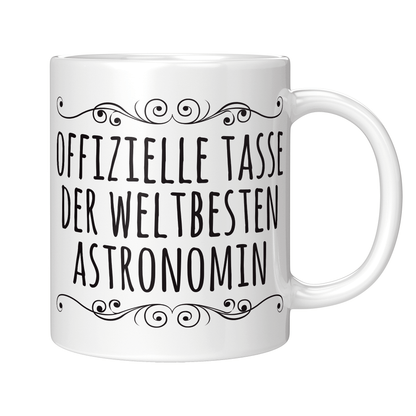 Astronomie Tasse - Weltbeste Astronomin (Astronom, Geschenk)