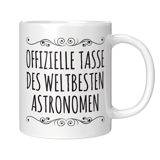 Astronomie Tasse - Weltbester Astronom (Astronomin, Hobby-Astronom, Sternkunde, Geschenk)