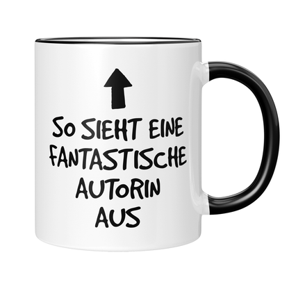 Autor Tasse - Fantastische Autorin (Schriftsteller, Schriftstellerin, Geschenk)