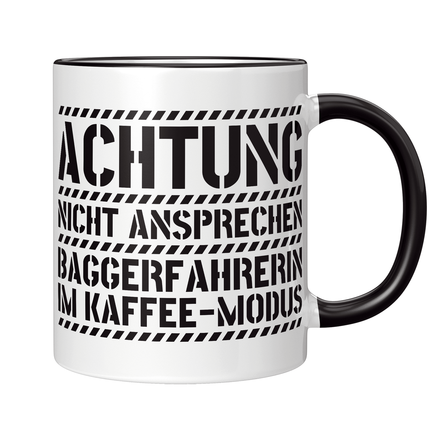 Baggerfahrer Tasse - Baggerfahrerin im Kaffee-Modus (Bagger, Geschenk)