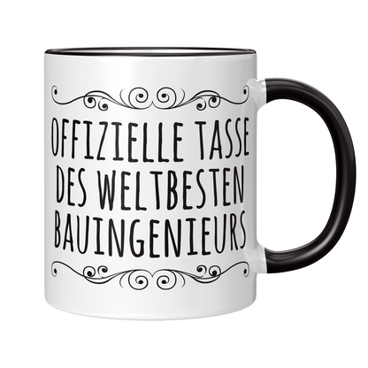 Bauingenieur Tasse - Weltbester Bauingenieur (Bauingenieurin, Geschenk)