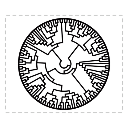 Biologie Tasse - Phylogenetischer Stammbaum (Genetik, Evolution, Phylogenie, Geschenk)