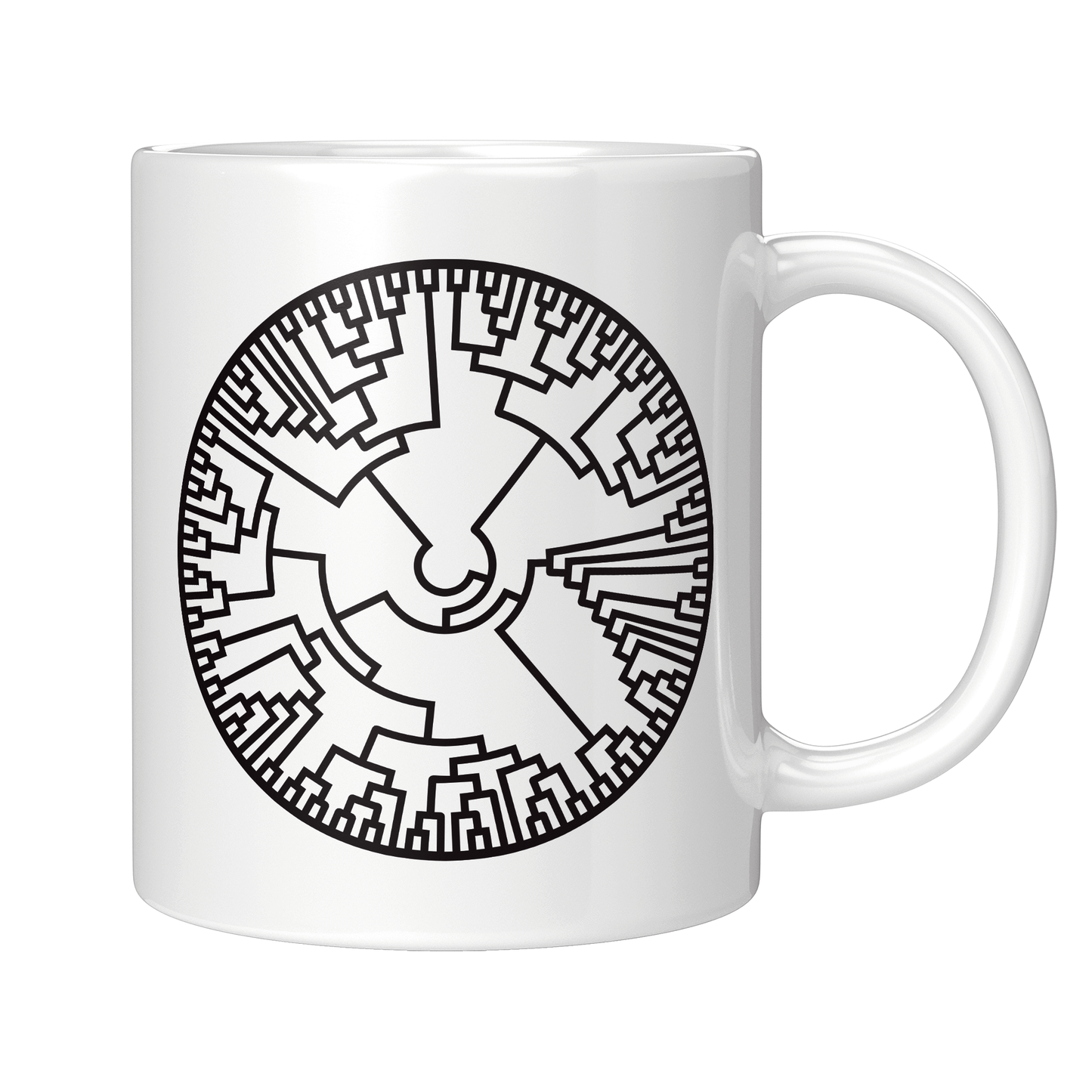 Biologie Tasse - Phylogenetischer Stammbaum (Genetik, Evolution, Phylogenie, Geschenk)