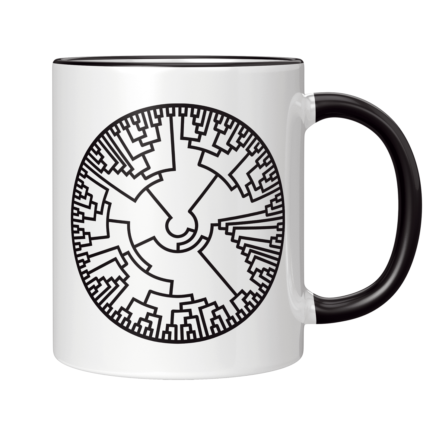 Biologie Tasse - Phylogenetischer Stammbaum (Genetik, Evolution, Phylogenie, Geschenk)