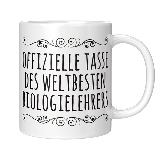 Biologielehrer Tasse - Weltbester Biologielehrer (Biologielehrerin, Geschenk)