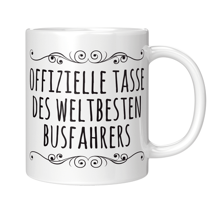 Busfahrer Tasse - Weltbester Busfahrer (Busfahrerin, Bus, Geschenk)