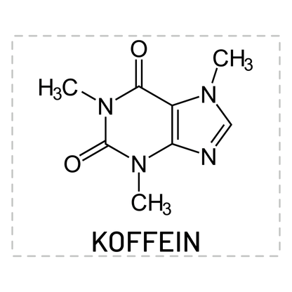 Chemie Tasse Koffein Strukturformel