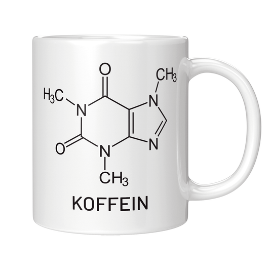 Chemie Tasse Koffein Strukturformel