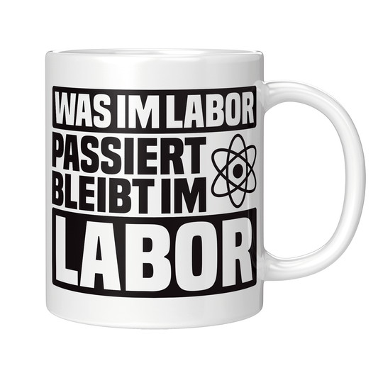 Chemie Tasse - Was im Labor passiert, bleibt im Labor (Chemiker, Chemielaborant, Geschenk)