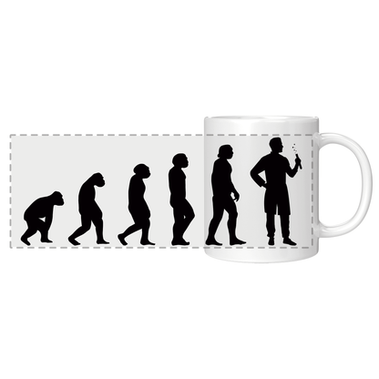 Chemielehrer Tasse - Evolution des Chemielehrers