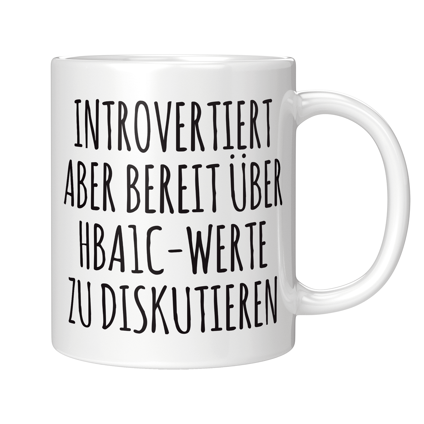 Diabetologe Tasse - Introvertierter Diabetologe (Diabetologie, Diabetologin, Geschenk)