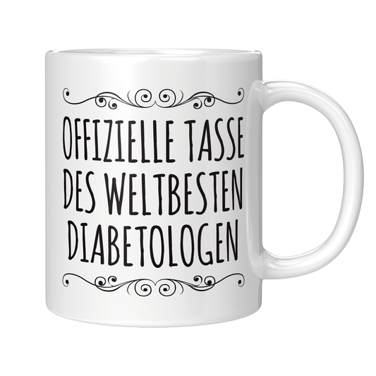 Diabetologe Tasse - Weltbester Diabetologe (Diabetologie, Diabetologin, Geschenk)