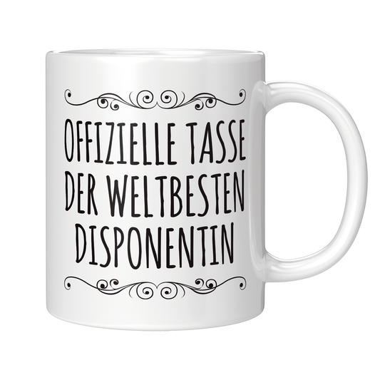 Disponent Tasse - Weltbeste Disponentin (Disposition, Geschenk)