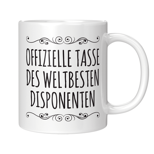 Disponent Tasse - Weltbester Disponent (Disponentin, Disposition, Geschenk)