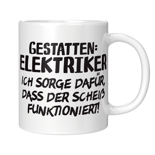 Elektriker Tasse Gestatten Elektriker