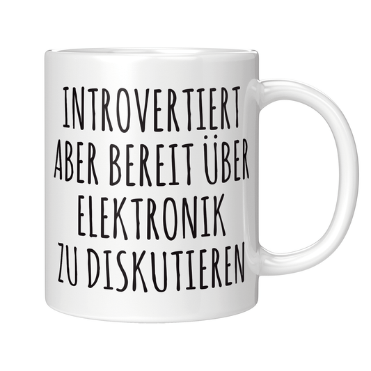 Elektroniker Tasse Introvertierter Elektroniker