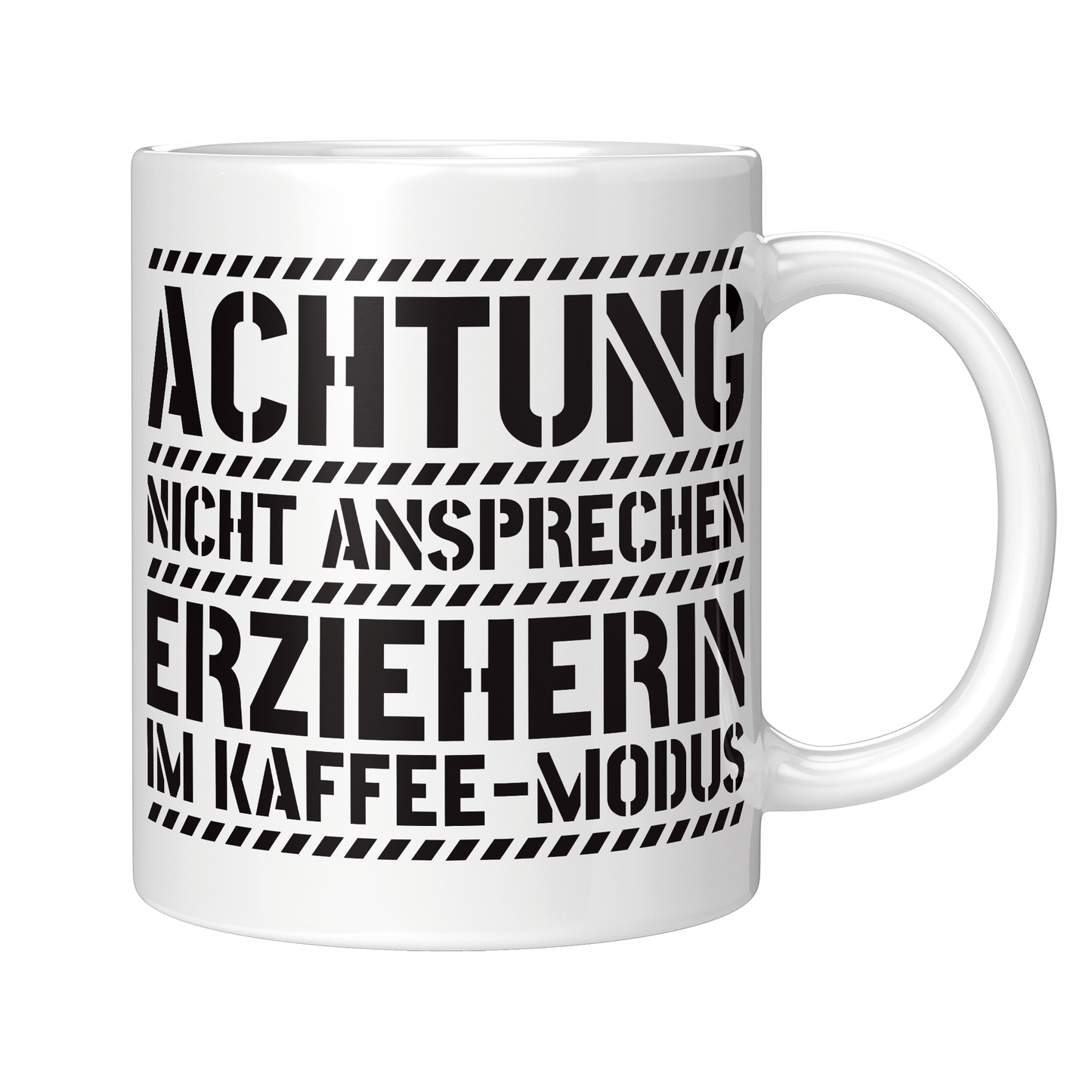 Erzieher Tasse - Erzieherin im Kaffee-Modus (Pädagogik, Geschenk)