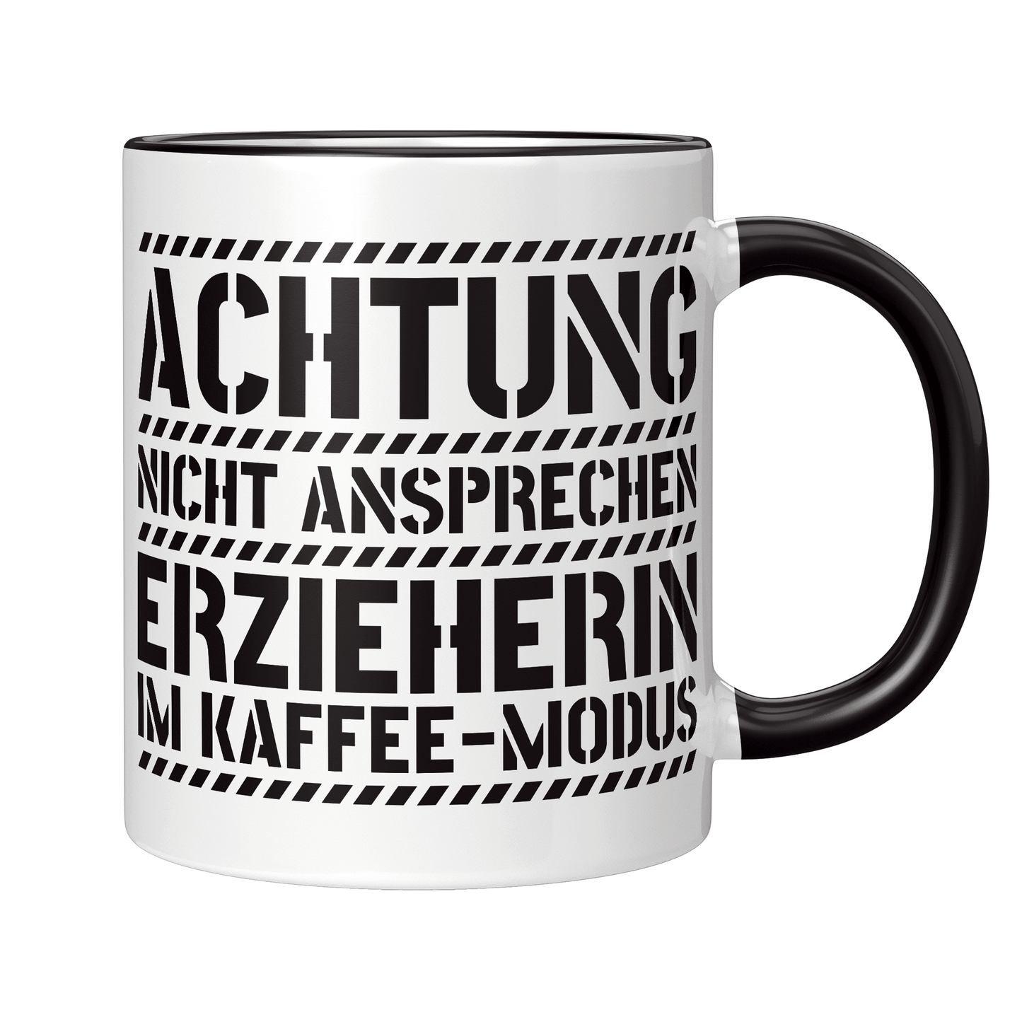 Erzieher Tasse - Erzieherin im Kaffee-Modus (Pädagogik, Geschenk)