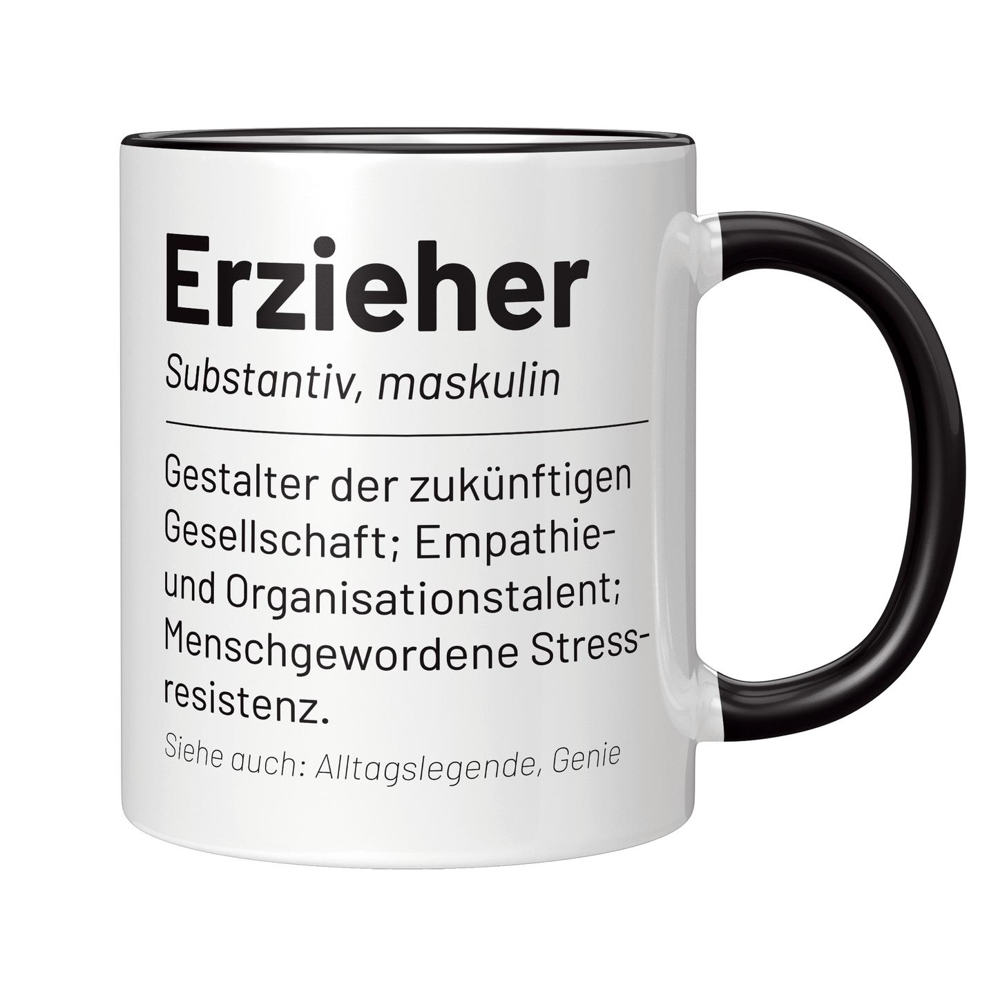 Erzieher Tasse - Wörterbuch: Erzieher