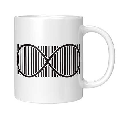 Esoterik Tasse - Entstörter Barcode (Spiritualität, Entstörung, Energie, Geschenk)