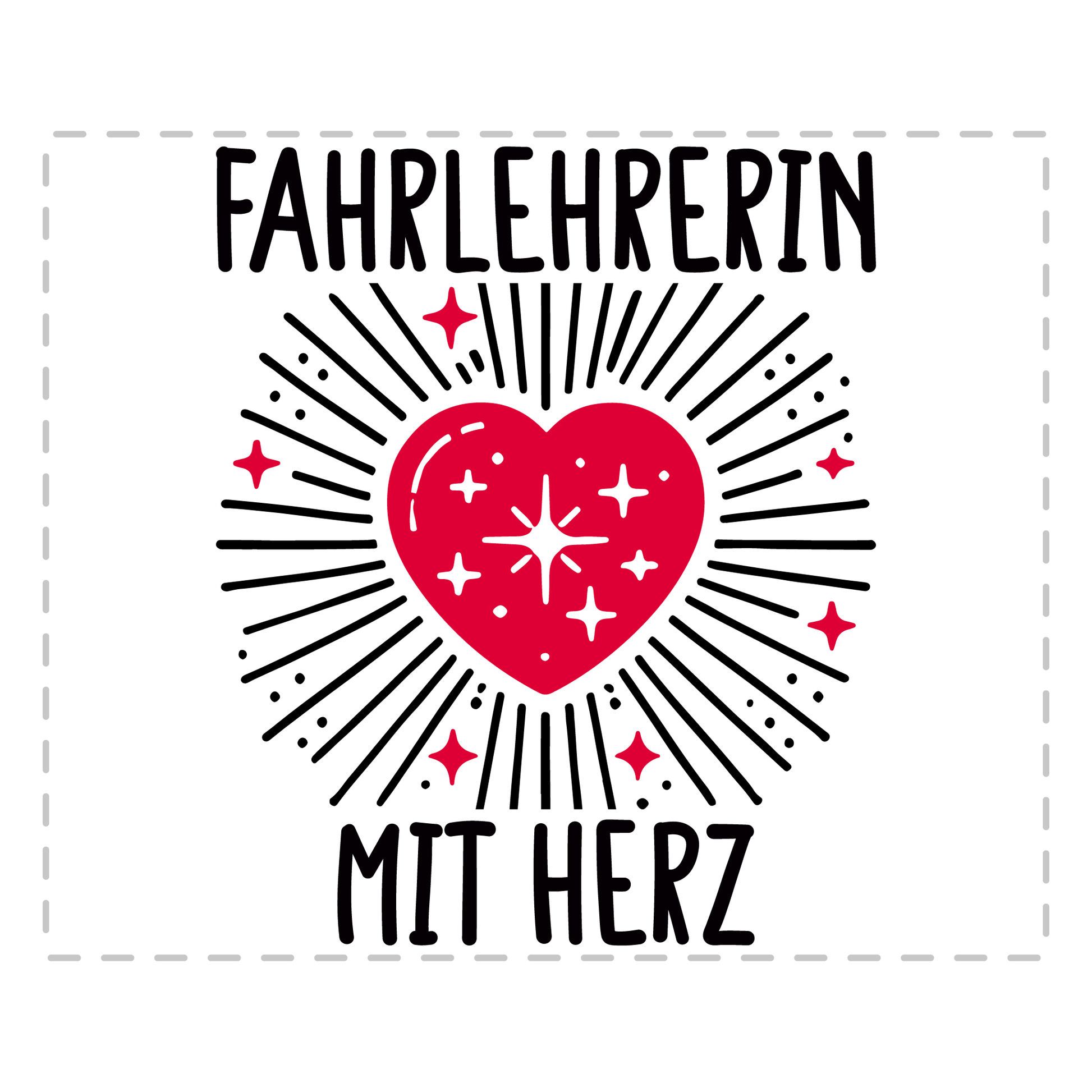 Fahrlehrer Tasse - Fahrlehrerin mit Herz (Fahrschule, Geschenk)