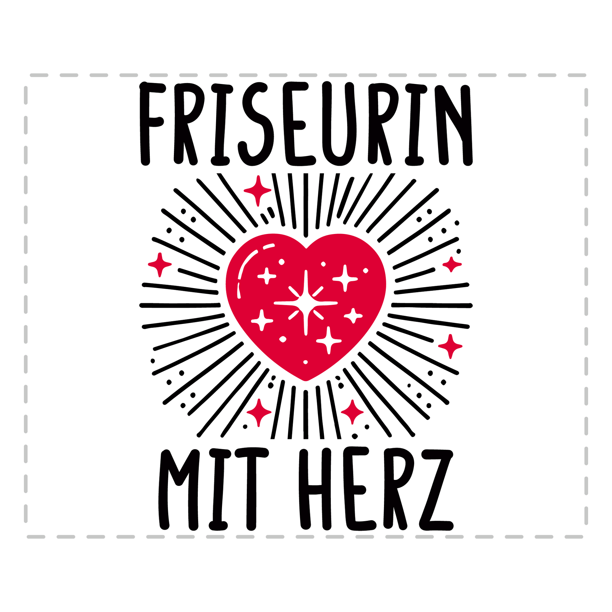 Friseur Tasse - Friseurin mit Herz (Friseurmeisterin, Geschenk)