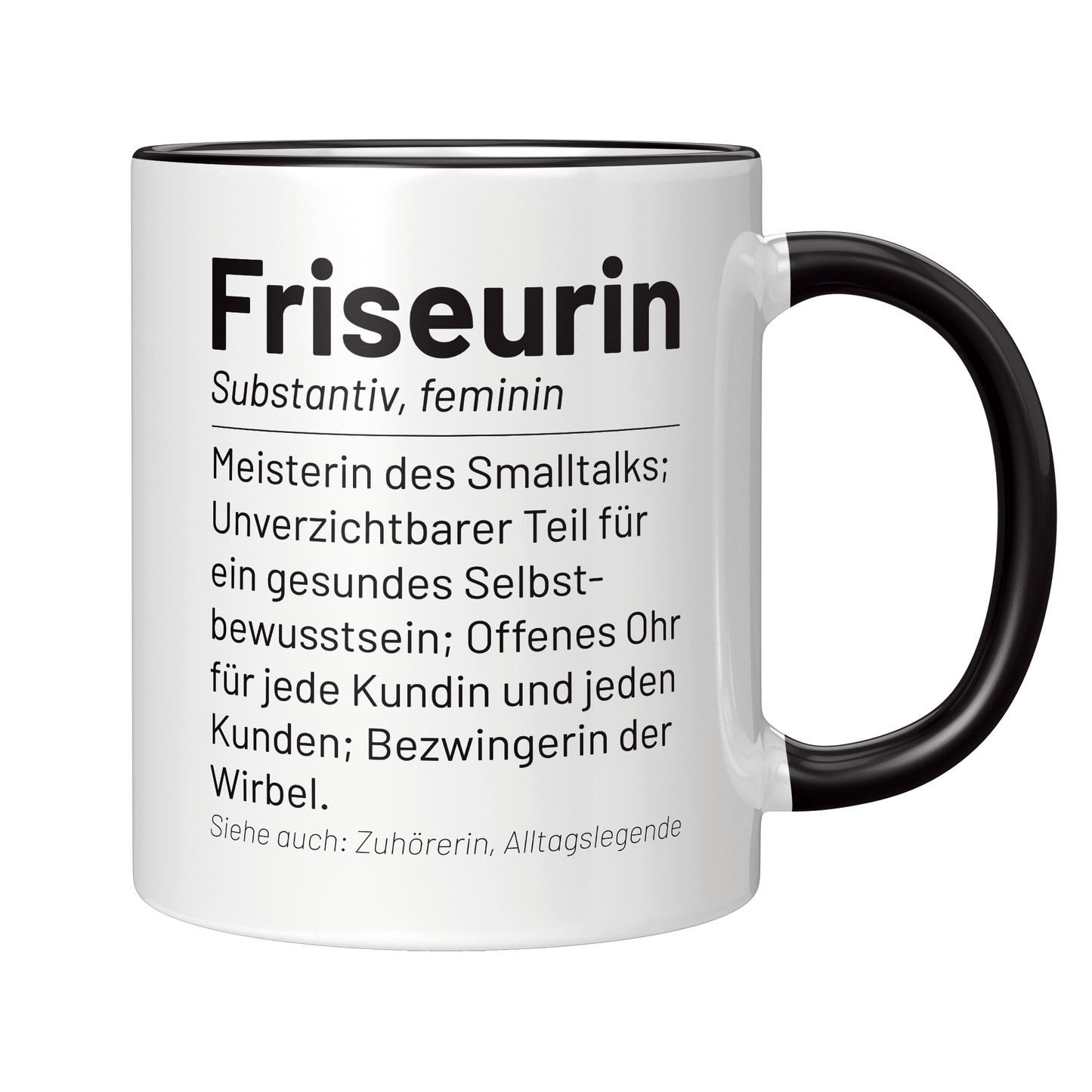 Friseur Tasse - Wörterbuch: Friseurin (Friseurmeisterin, Geschenk)