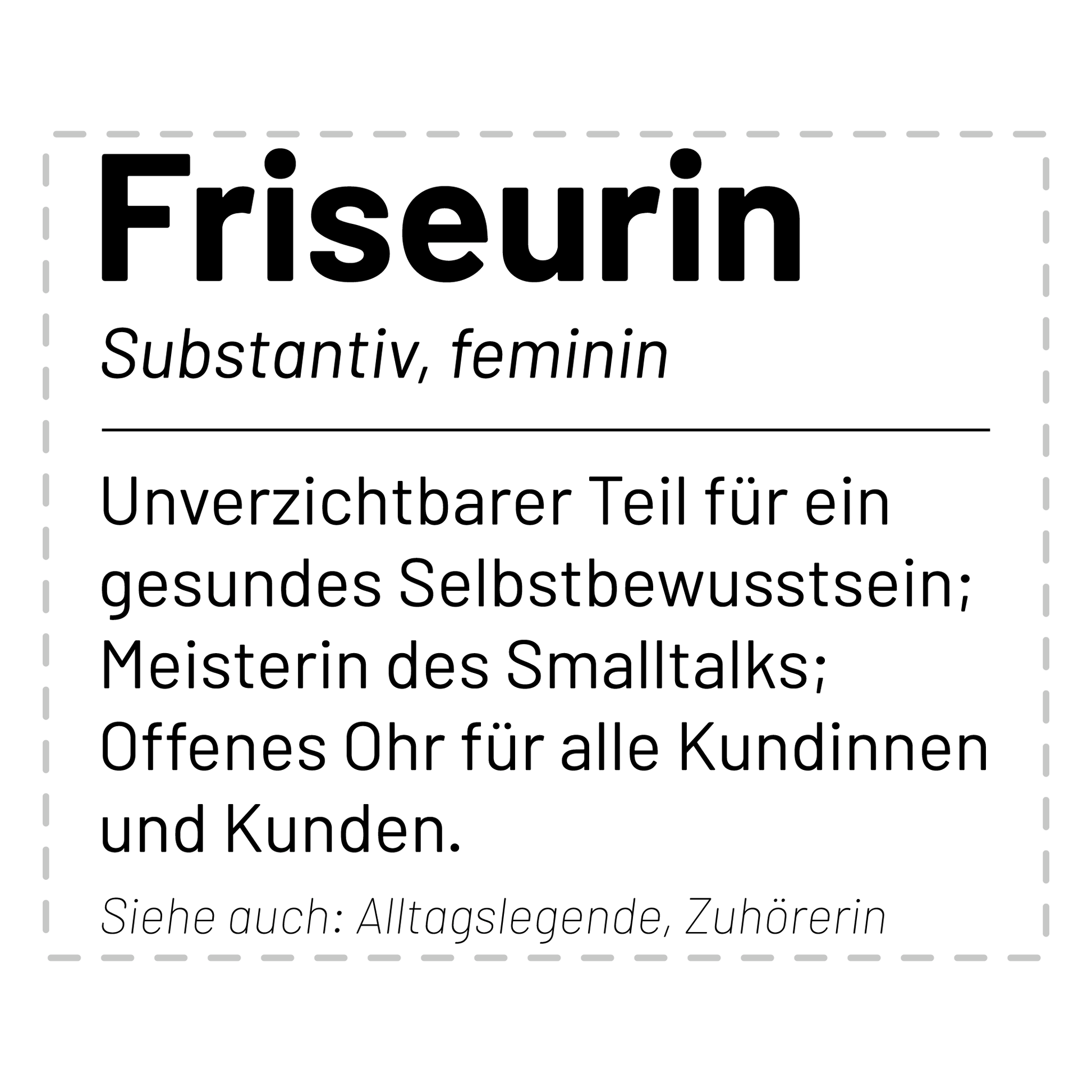 Friseurin Tasse - Wörterbuch: Friseurin