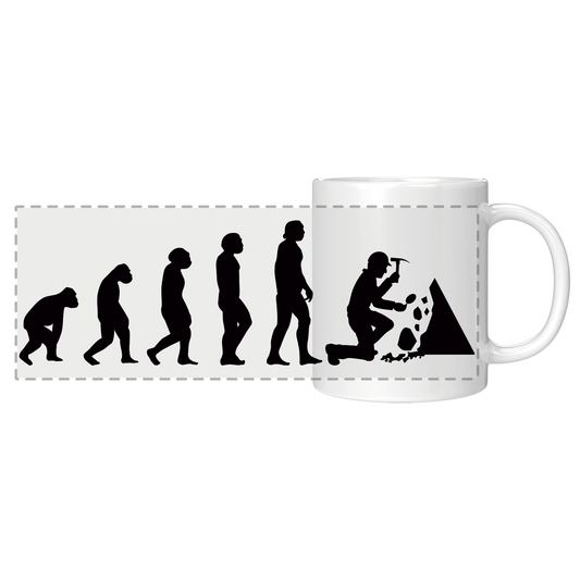 Geologie Tasse Evolution des Geologen