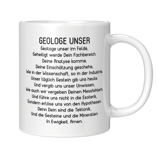 Geologie Tasse Geologe Unser Gebet