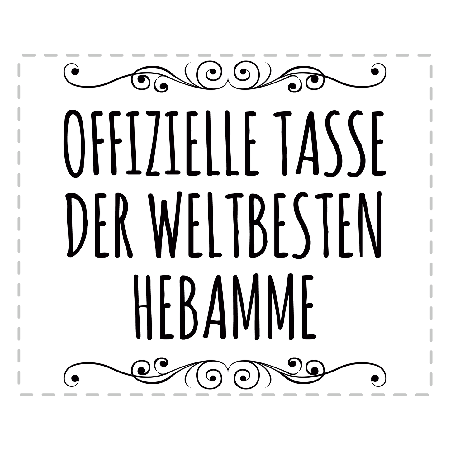 Hebamme Tasse - Weltbeste Hebamme (Entbindungspflegerin, Geschenk)