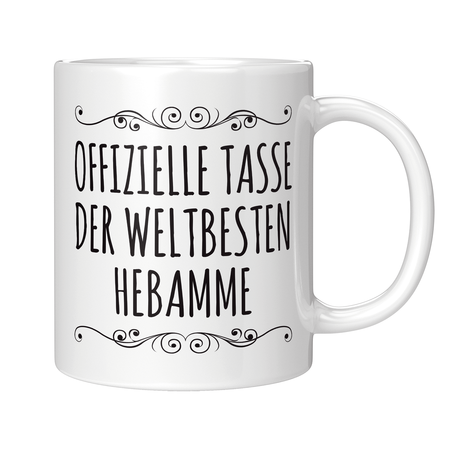 Hebamme Tasse - Weltbeste Hebamme (Entbindungspflegerin, Geschenk)