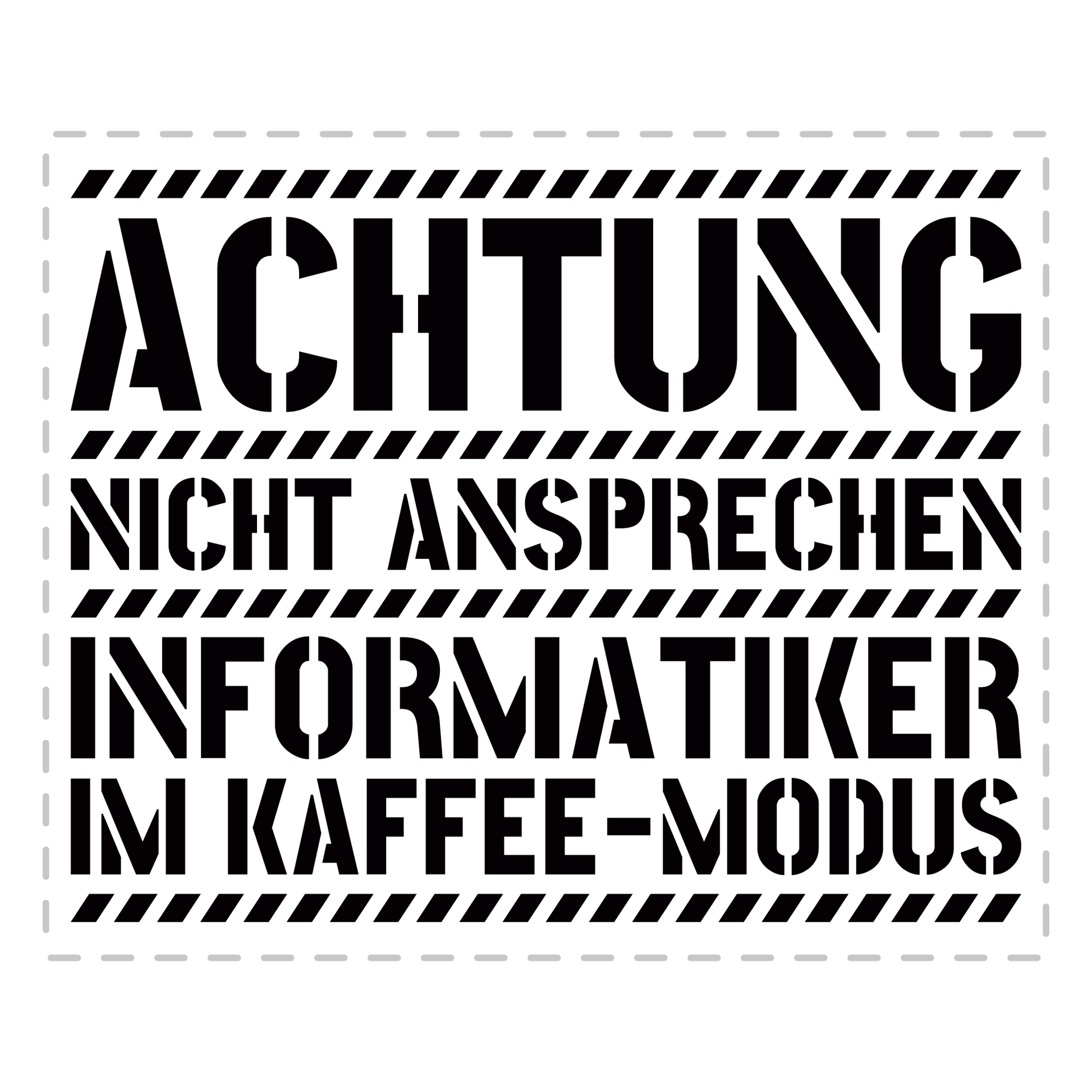 Informatiker Tasse - Informatiker im Kaffee-Modus (Informatikerin, Geschenk)