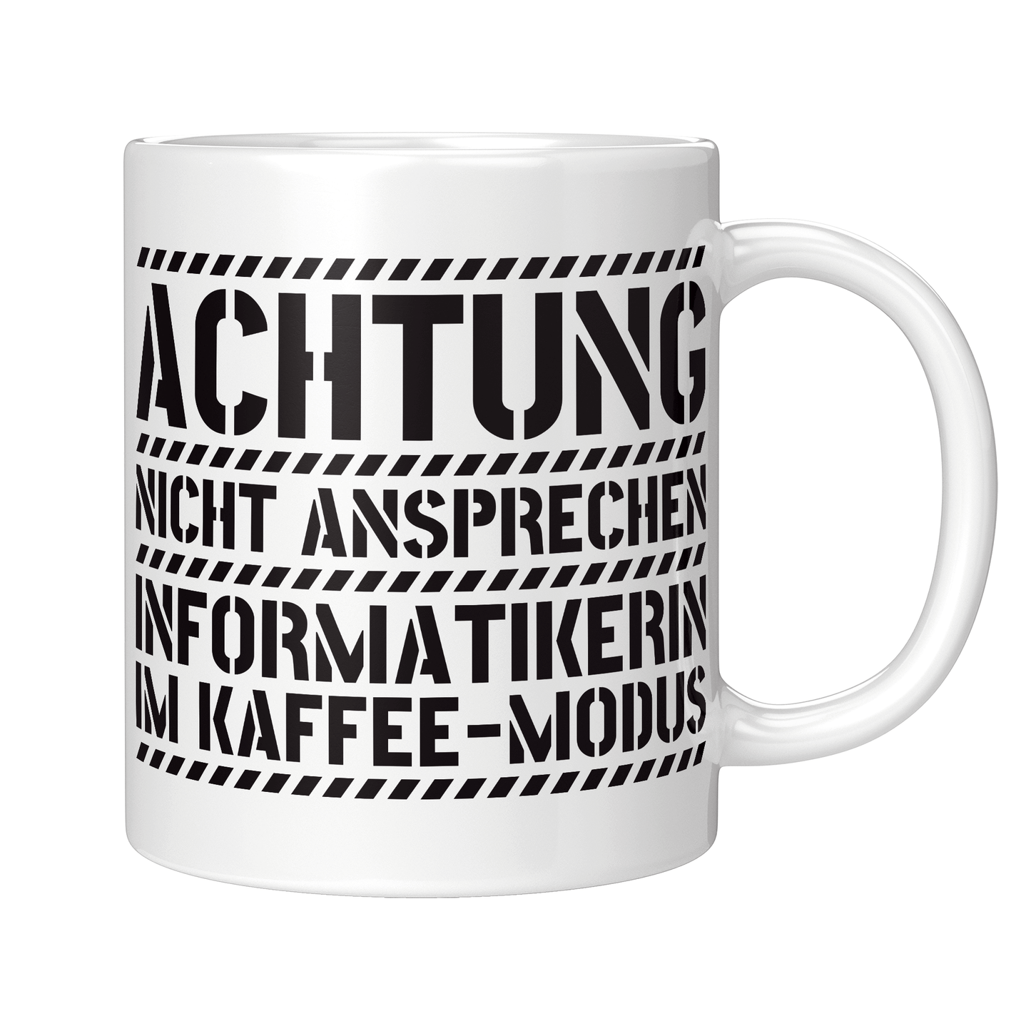 Informatiker Tasse - Informatikerin im Kaffee-Modus (Informatik, Geschenk)