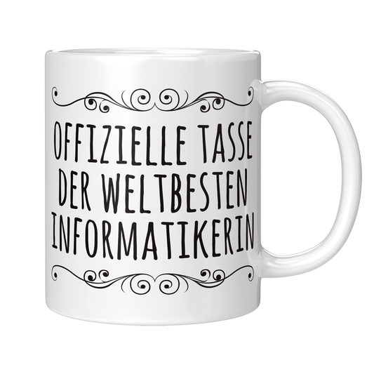 Informatiker Tasse - Weltbeste Informatikerin (Informatik, Geschenk)