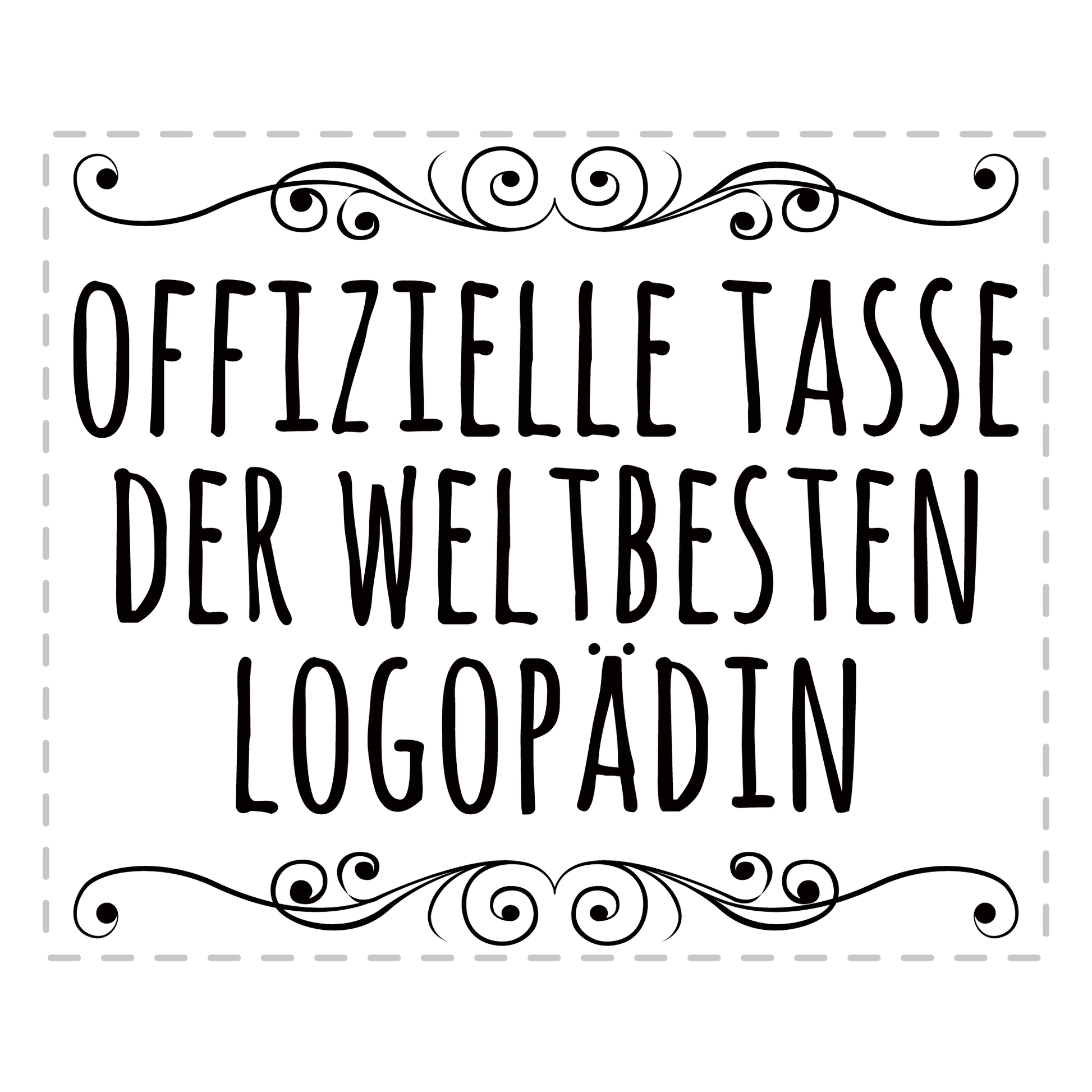 Logopädie Tasse - Weltbeste Logopädin (Logopäde, Geschenk)