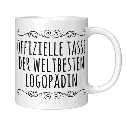 Logopädie Tasse - Weltbeste Logopädin (Logopäde, Geschenk)