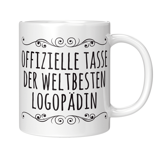 Logopädie Tasse - Weltbeste Logopädin (Logopäde, Geschenk)