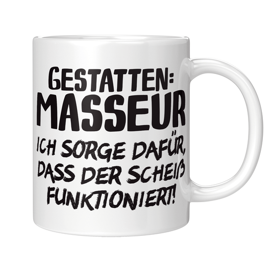 Masseur Tasse - Gestatten: Masseur (Massage, Geschenk)