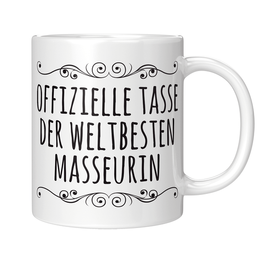 Masseur Tasse - Weltbeste Masseurin (Massage, Geschenk)