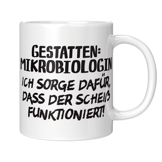 Mikrobiologie Tasse Gestatten: Mikrobiologin