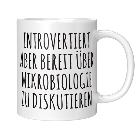 Mikrobiologie Tasse Introvertierter Mikrobiologe