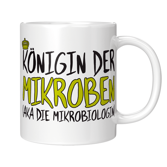 Mikrobiologie Tasse Königin der Mikroben (aka die Mikrobiologin)