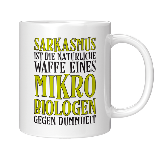 Mikrobiologie Tasse Sarkasmus eines Mikrobiologen